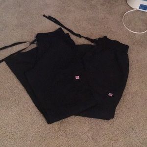 2 scrub pants